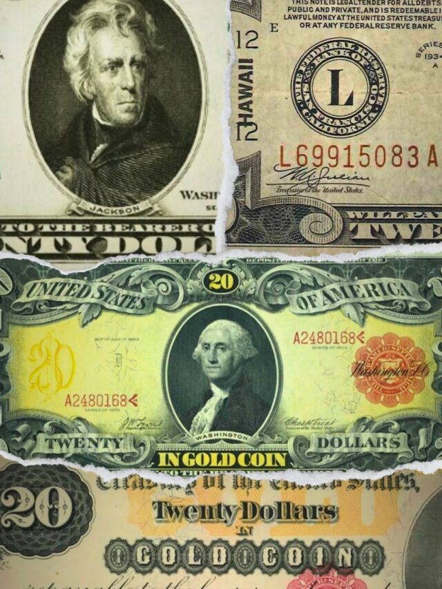 Top 10 Most Valuable $20 Dollar Bills Worth Money (10)